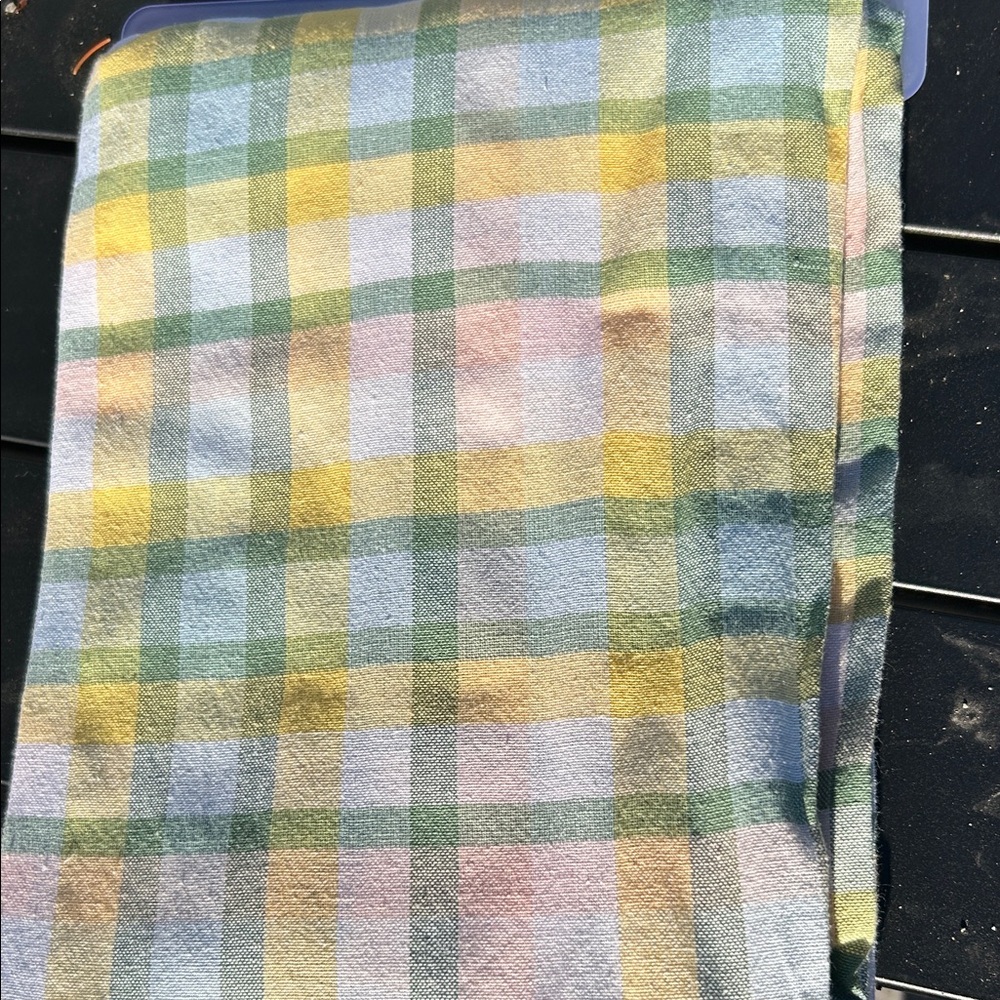 Colorful Plaid 60x84 Kitchen Tablecloth